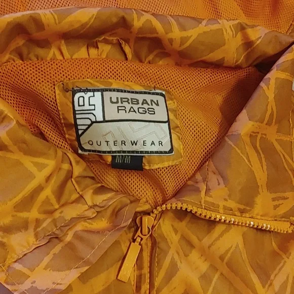 Urban Rags Orange Patterned Jacket - Picture 2 of 7